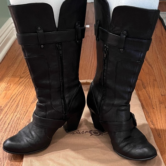 Born Black Black Leather Buckle Boots - Picture 3 of 7